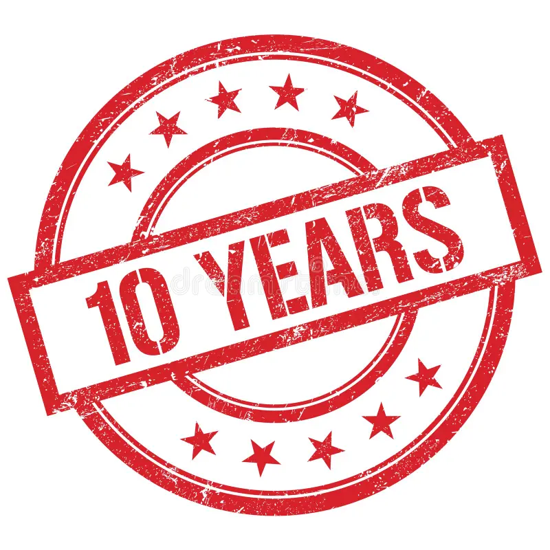 10 years legacy