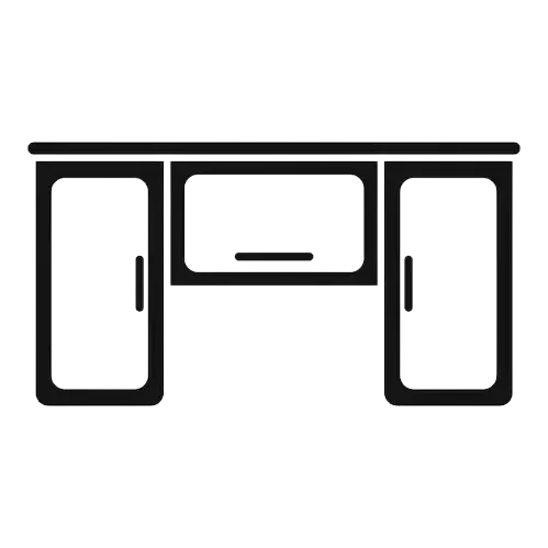 Kitchen Shelves and Cabinets