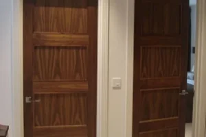 Modern teak wood internal doors for apartments